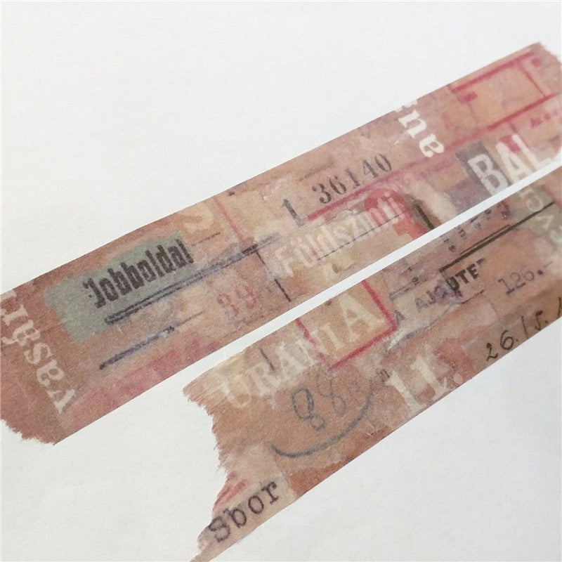 Sunny Sunday Washi Tape: Collage