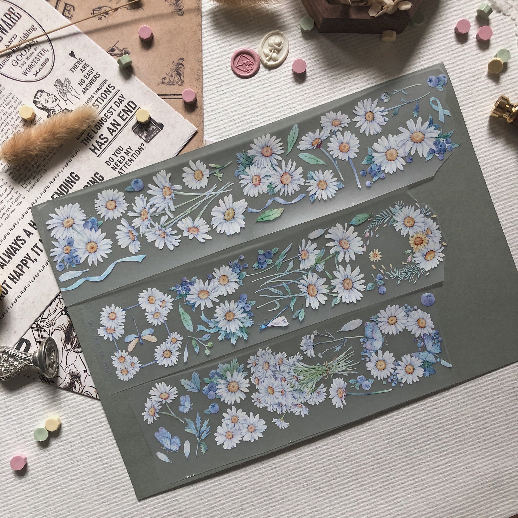 Sunshine and Daisies Masking Tape