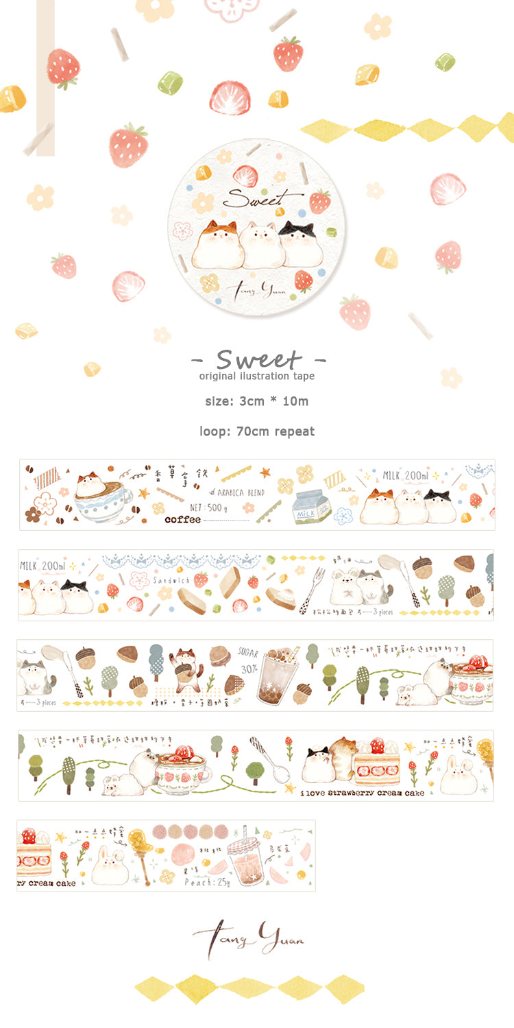 Tang Yuan Masking Tape: Sweet