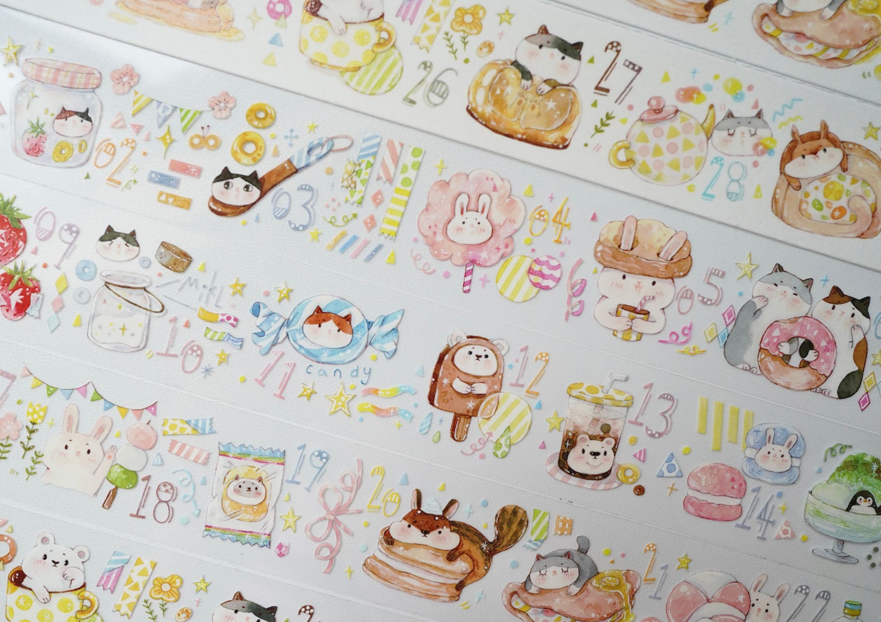 Tang Yuan Masking Tape: Sweetie Calendar