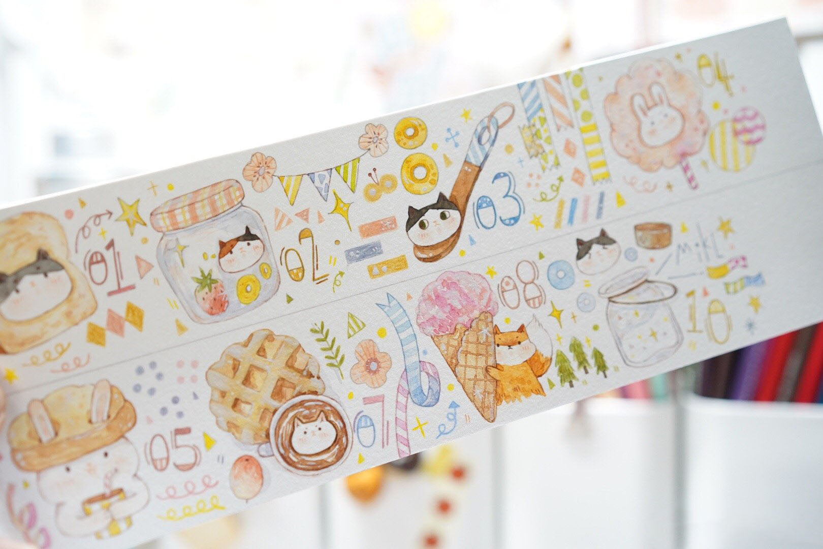 Tang Yuan Masking Tape: Sweetie Calendar