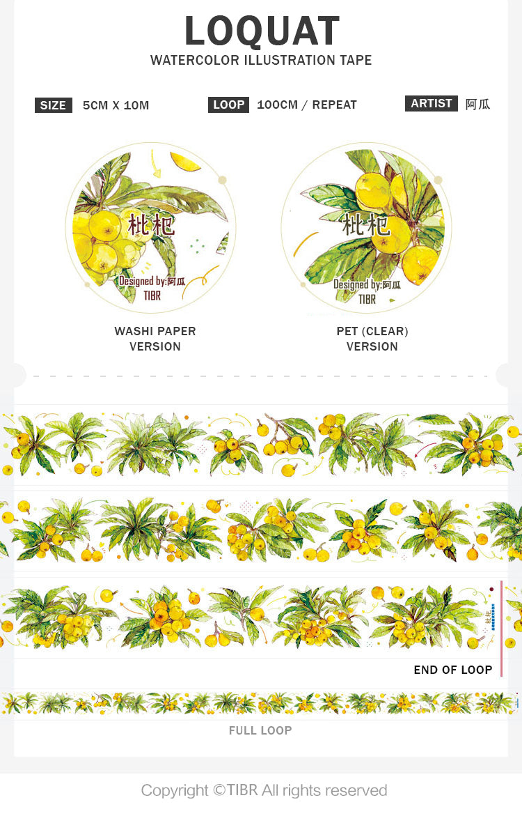 TIBR Tape Samples