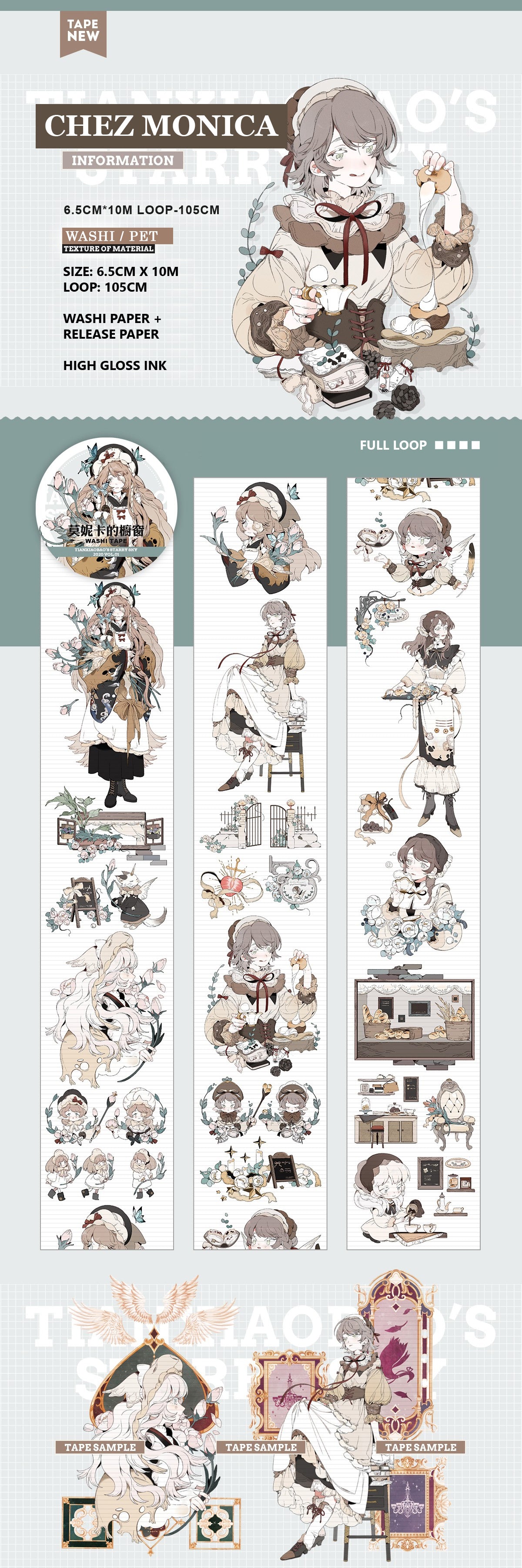 Tianxiaobao's Starry Sky: Chez Monica Masking Tape