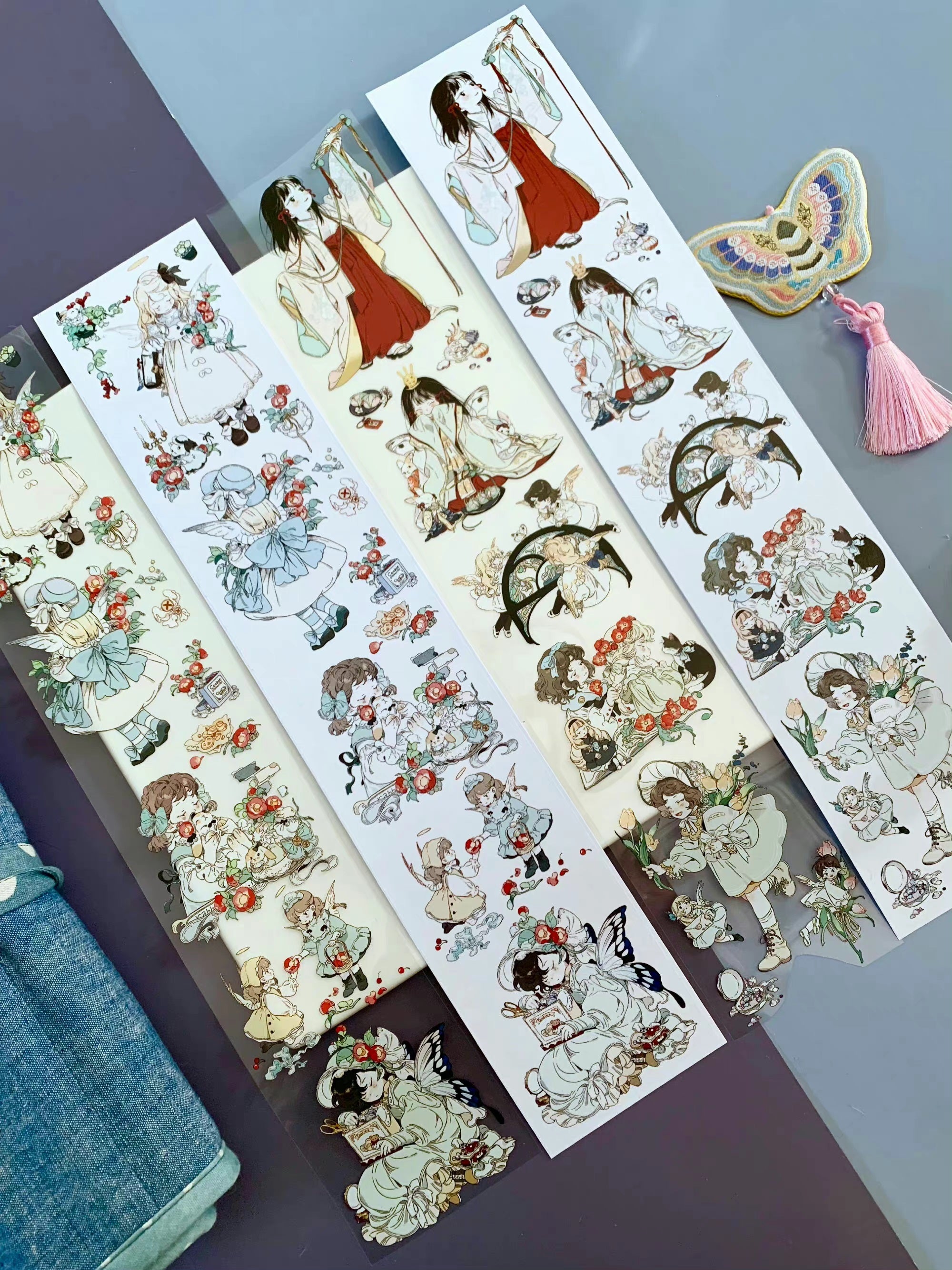 Tianxiaobao's Starry Sky: Flora's Embrace Masking Tape