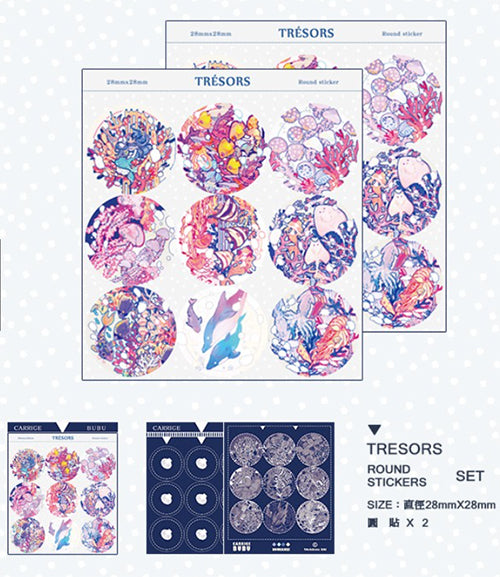 Tachibanakai Sticker Seals: Tresors