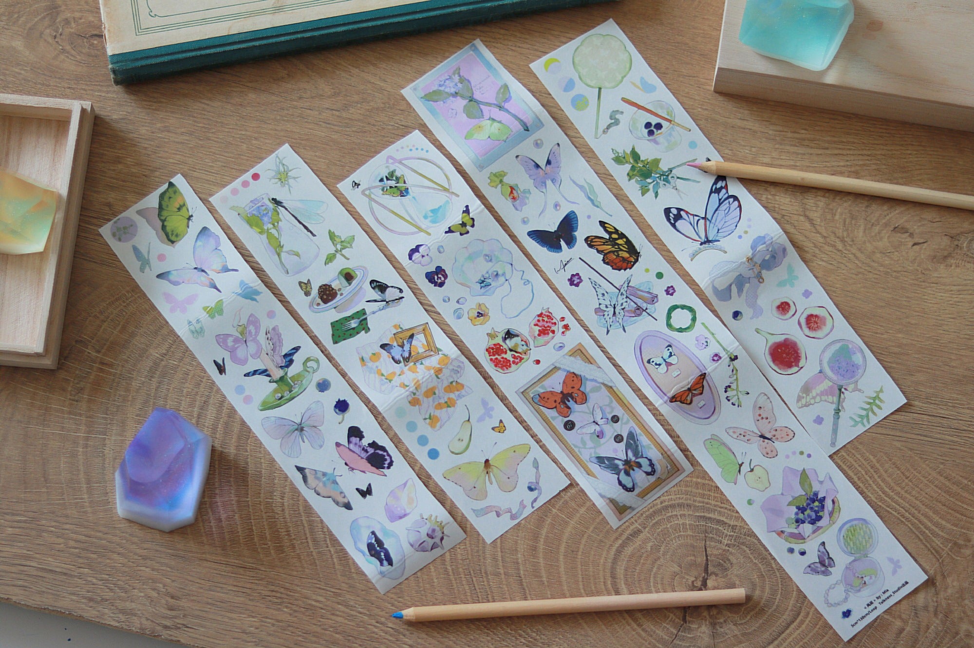 Talkness Studio Masking Tape: Flowers and Wings