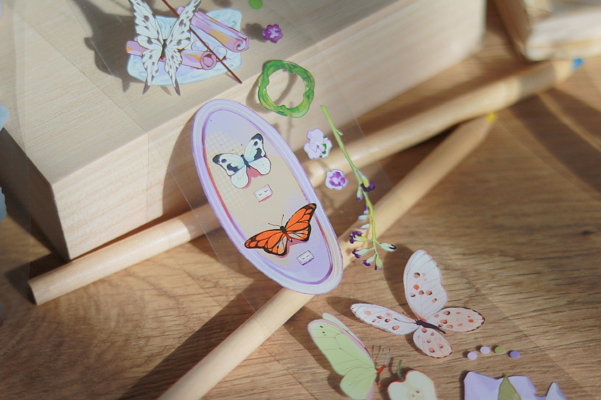 Talkness Studio Masking Tape: Flowers and Wings