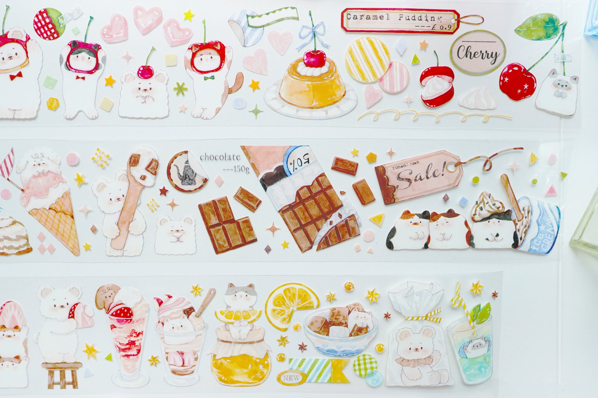 Tang Yuan Masking Tape: Bear's Dessert Shop