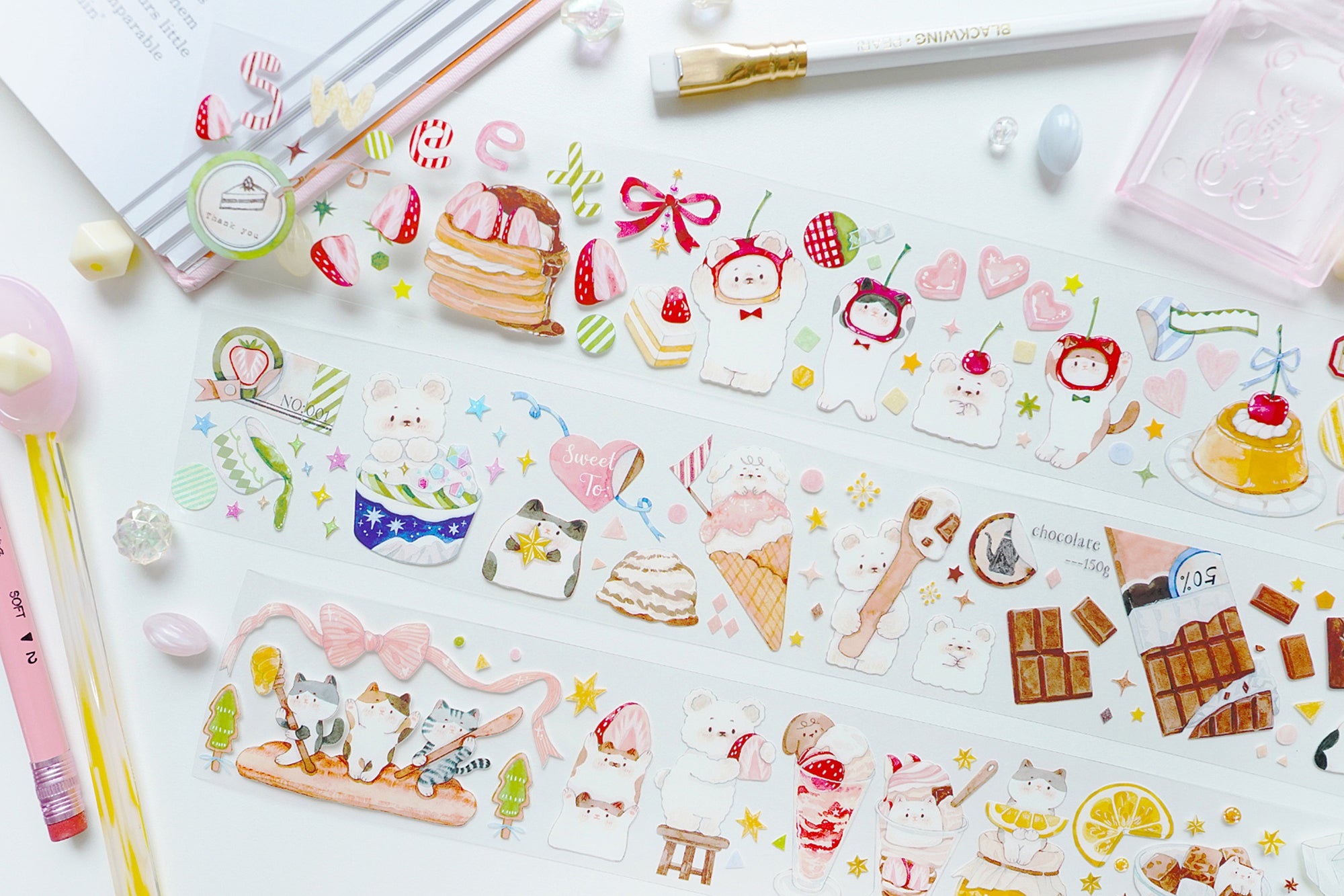 Tang Yuan Masking Tape: Bear's Dessert Shop