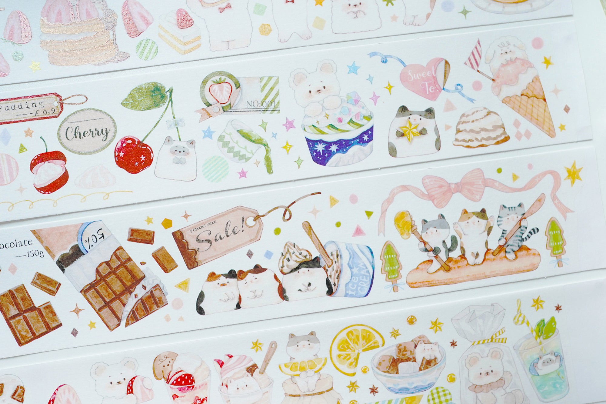 Tang Yuan Masking Tape: Bear's Dessert Shop