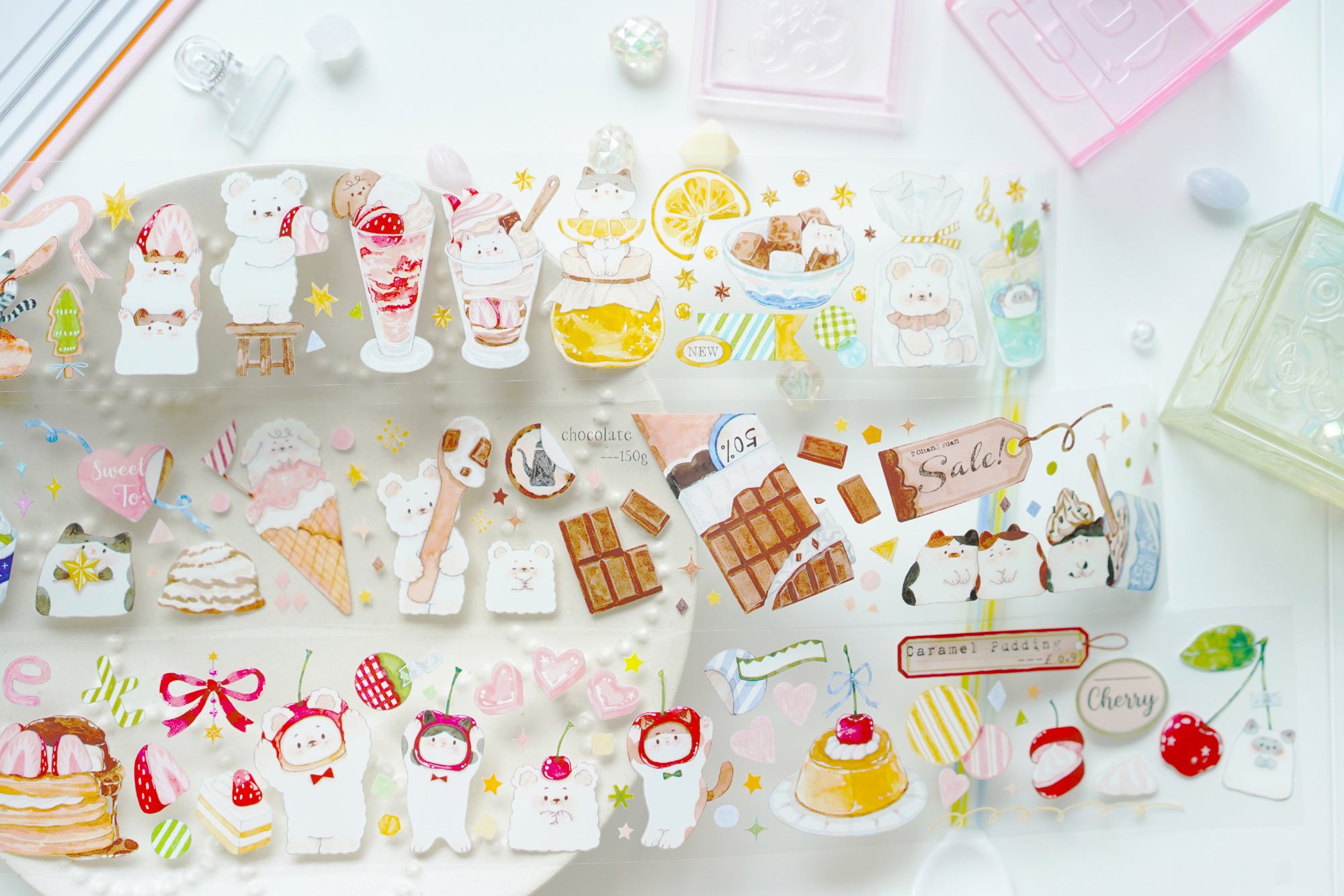 Tang Yuan Masking Tape: Bear's Dessert Shop