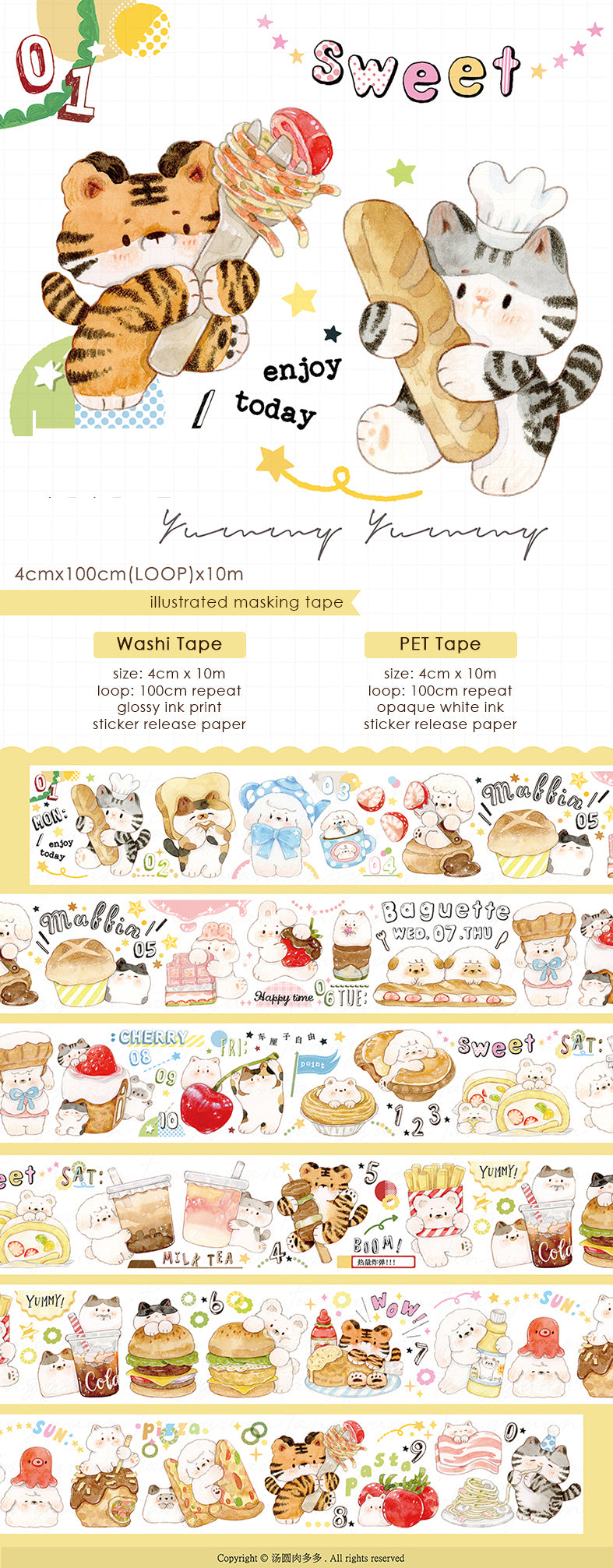 Tang Yuan Masking Tape: Yummy Yummy