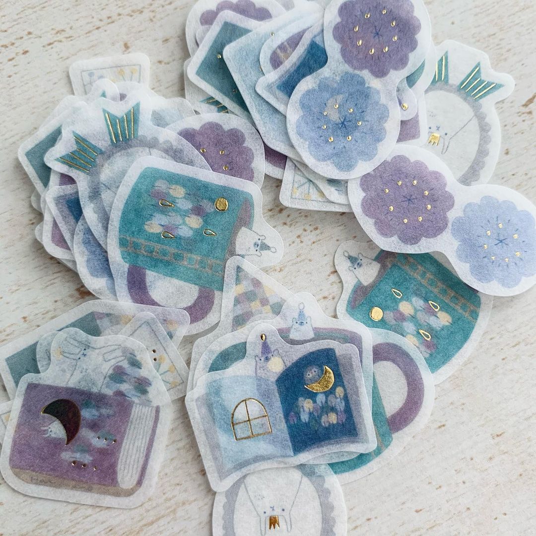 Halmono x Papier Platz Stickers Pack: Teacup Animals