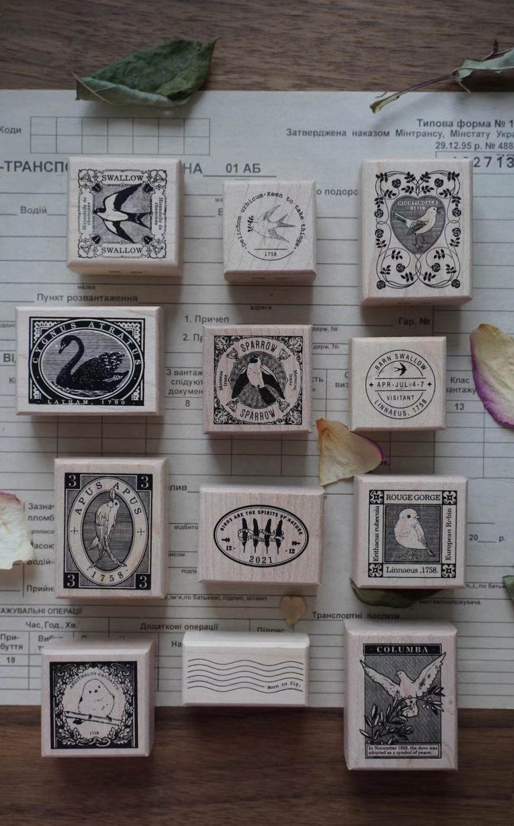 JoyYou Rubber Stamp: The Birds Stories