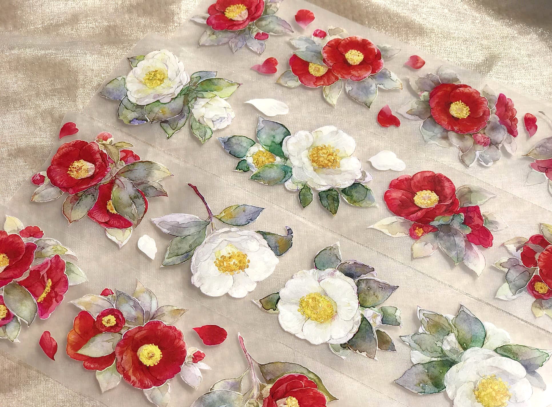 TIBR Washi Tape: Camellia
