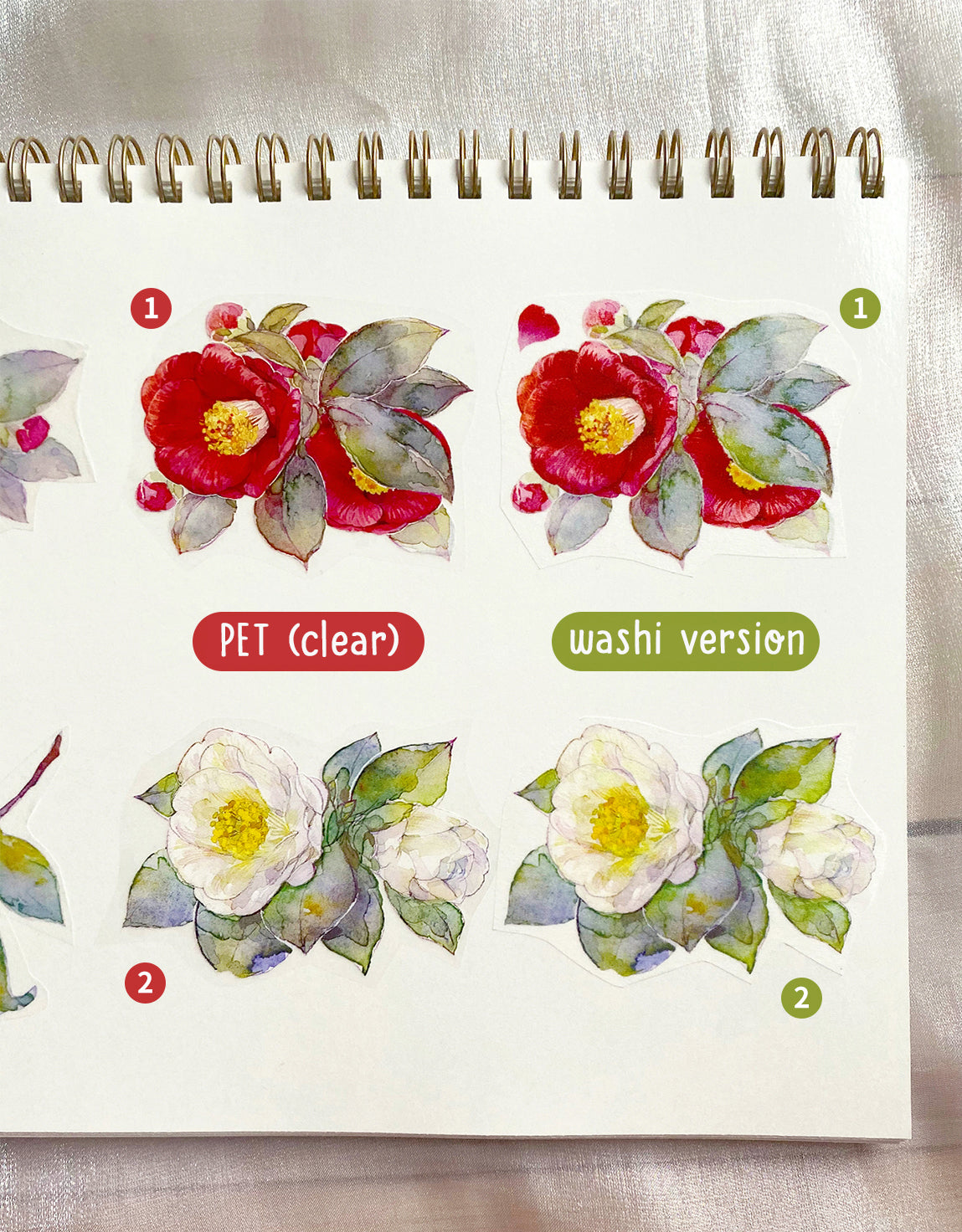 TIBR Washi Tape: Camellia