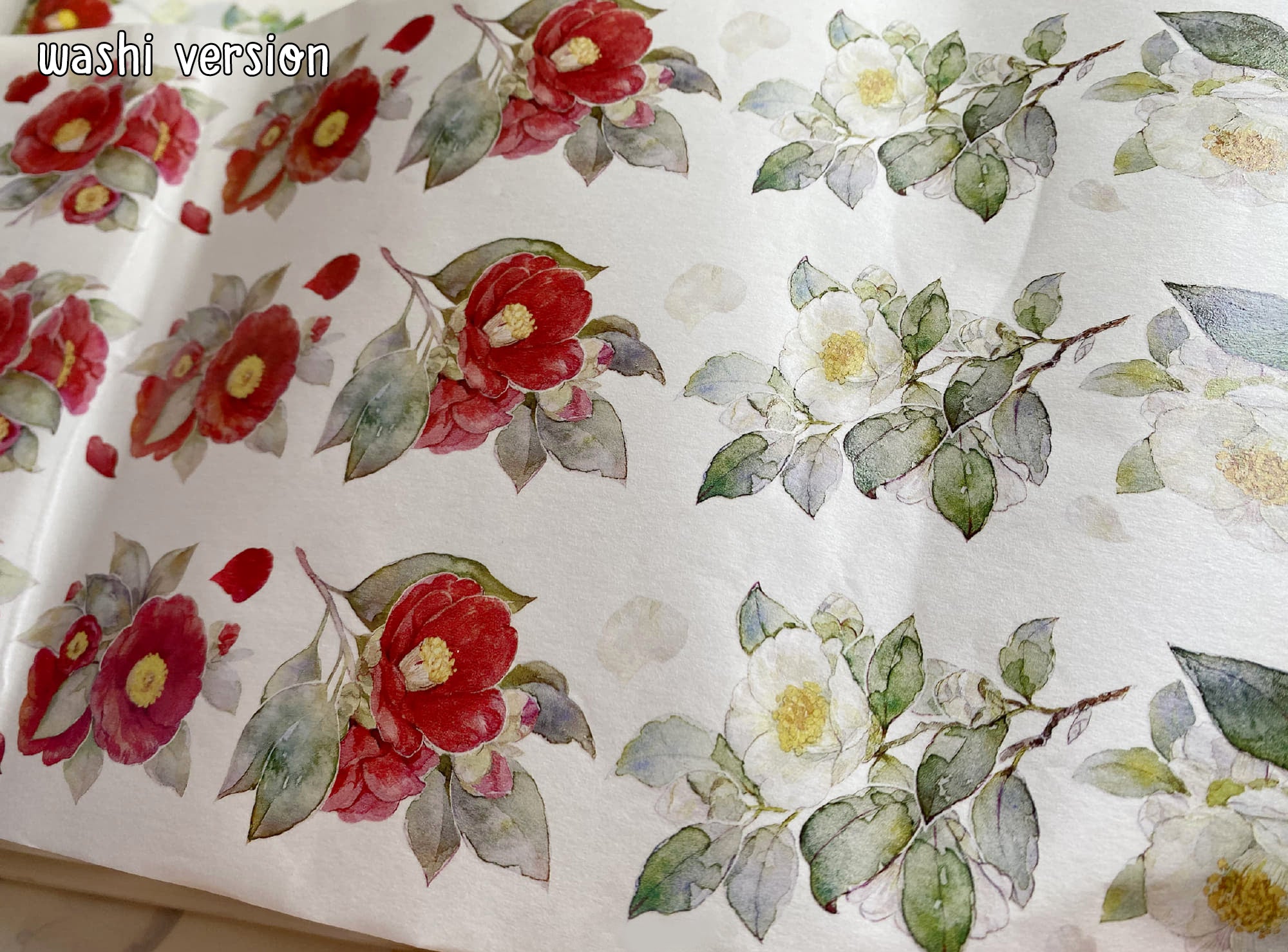 TIBR Washi Tape: Camellia