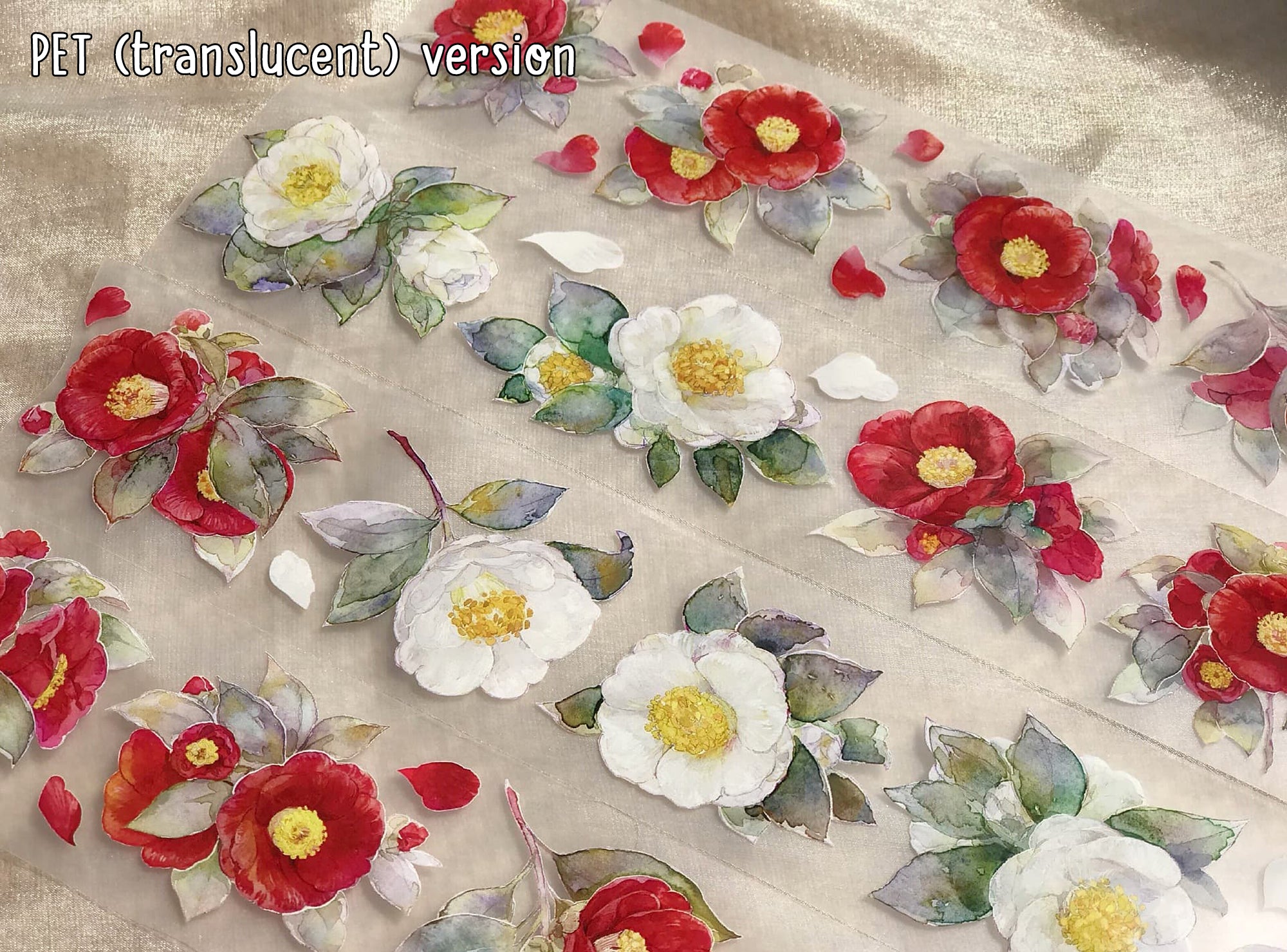 TIBR Washi Tape: Camellia