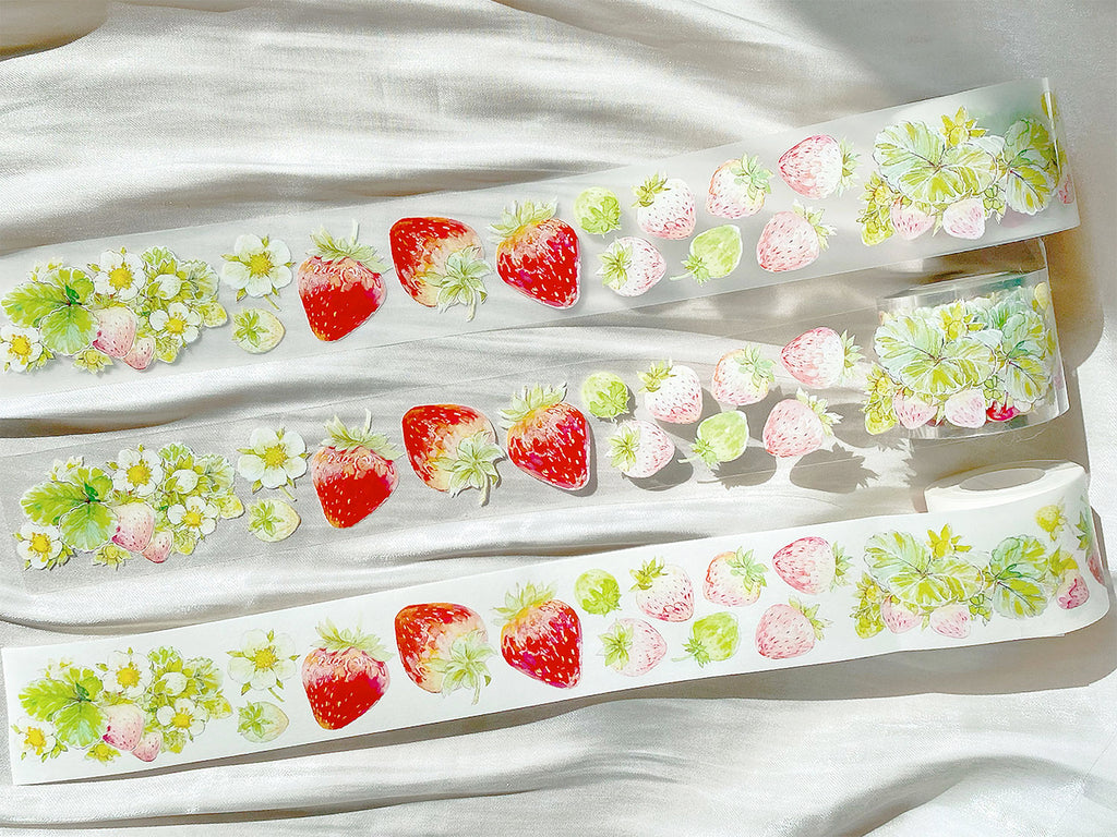 Sweet Candy and Strawberry Washi Tape. Handmade Washi Crafting
