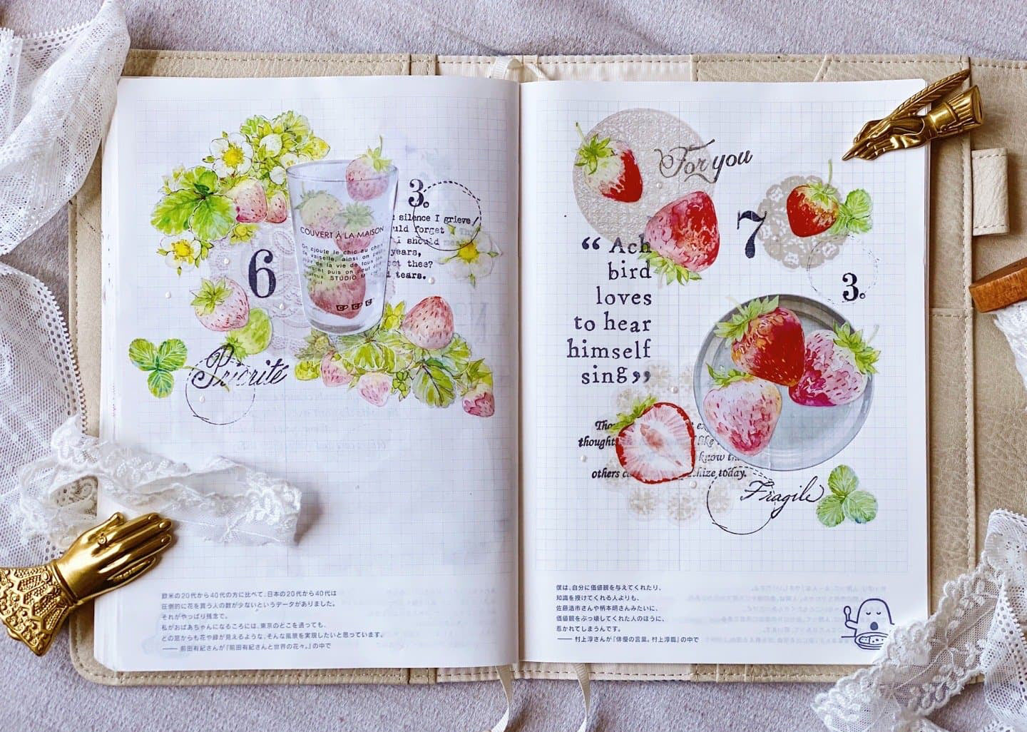 TIBR Washi Tape: Strawberry