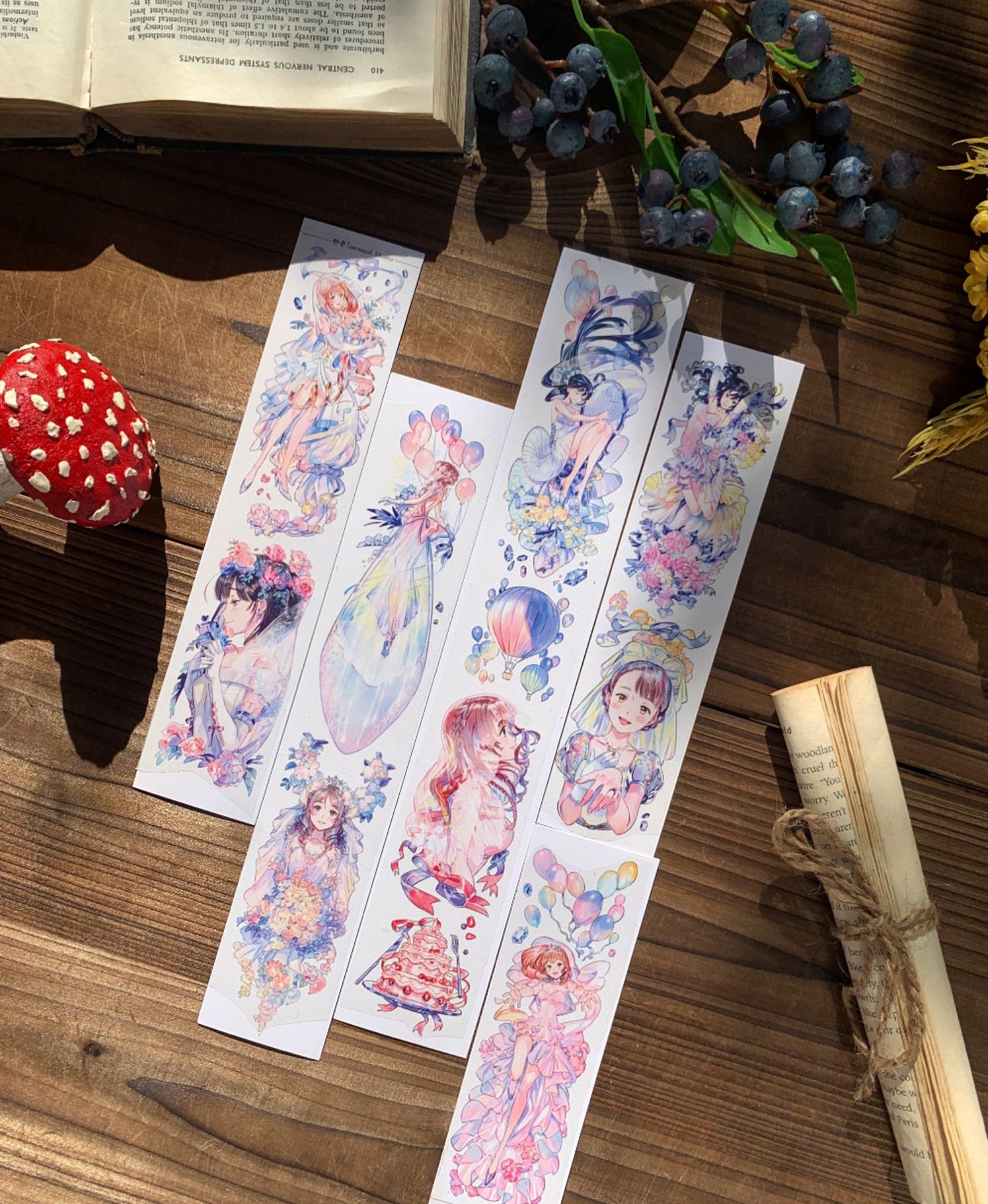 Tournesol Studio Masking Tape: Flower Bride