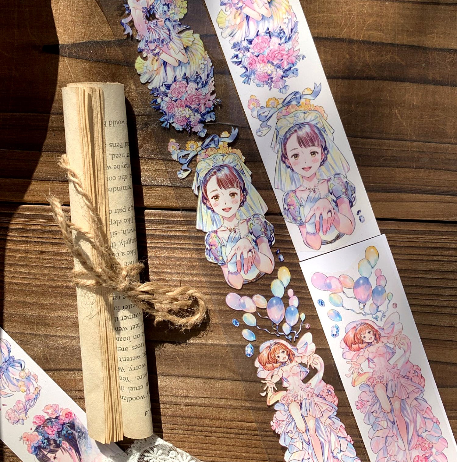 Tournesol Studio Masking Tape: Flower Bride