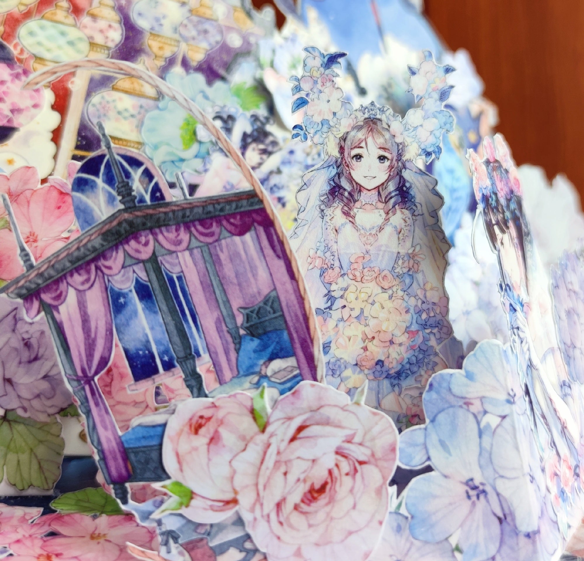 Tournesol Studio Masking Tape: Flower Bride