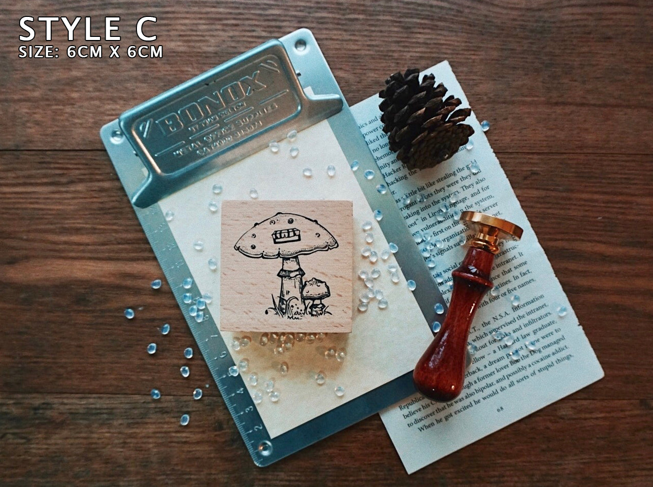 Whimsical Treehouse Rubber Stamps