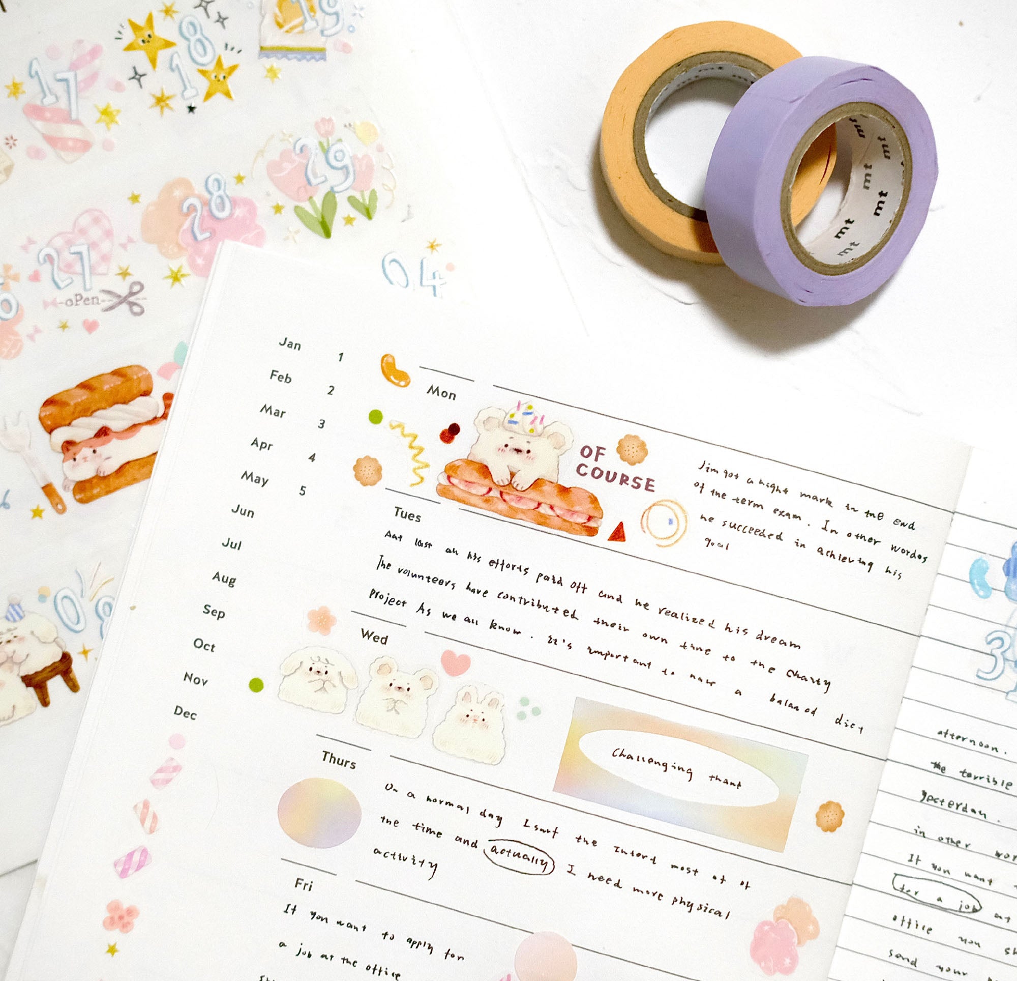 Tang Yuan Masking Tape: Tuan Tuan Date