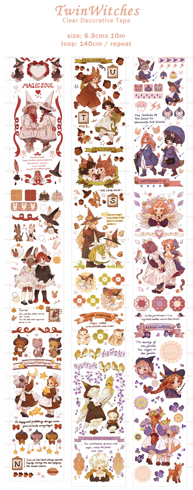 Moodtape: Twin Witches Masking Tape