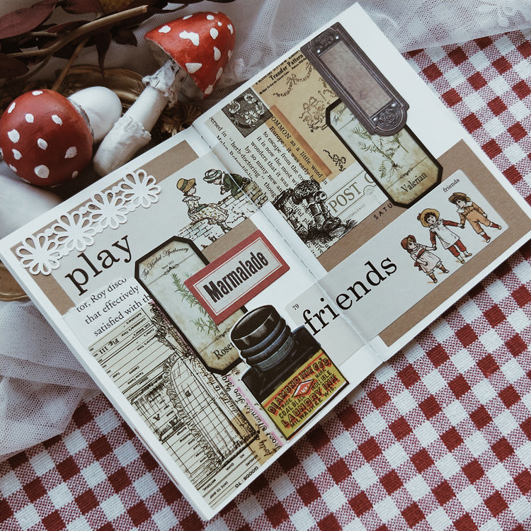 Vintage Collage Stickers
