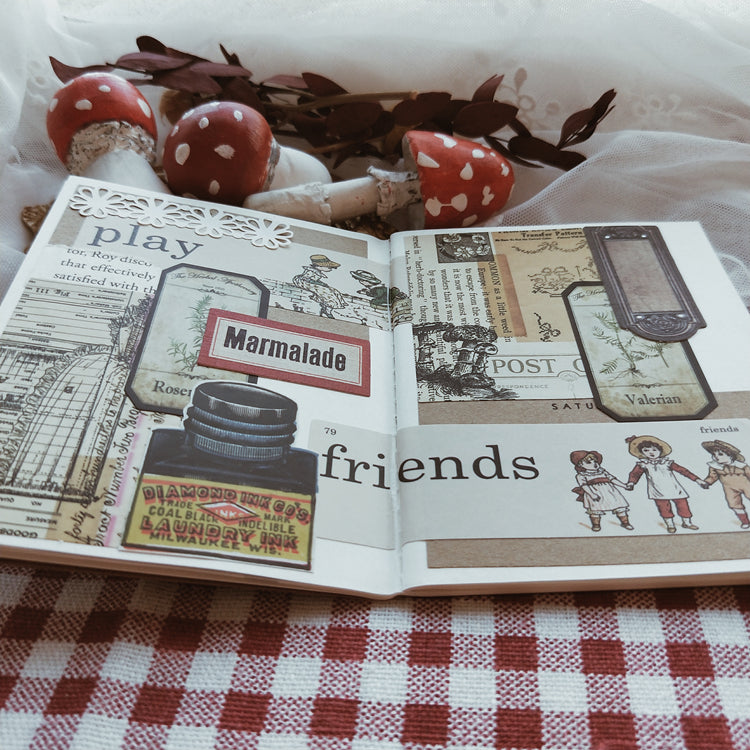 Vintage Collage Stickers