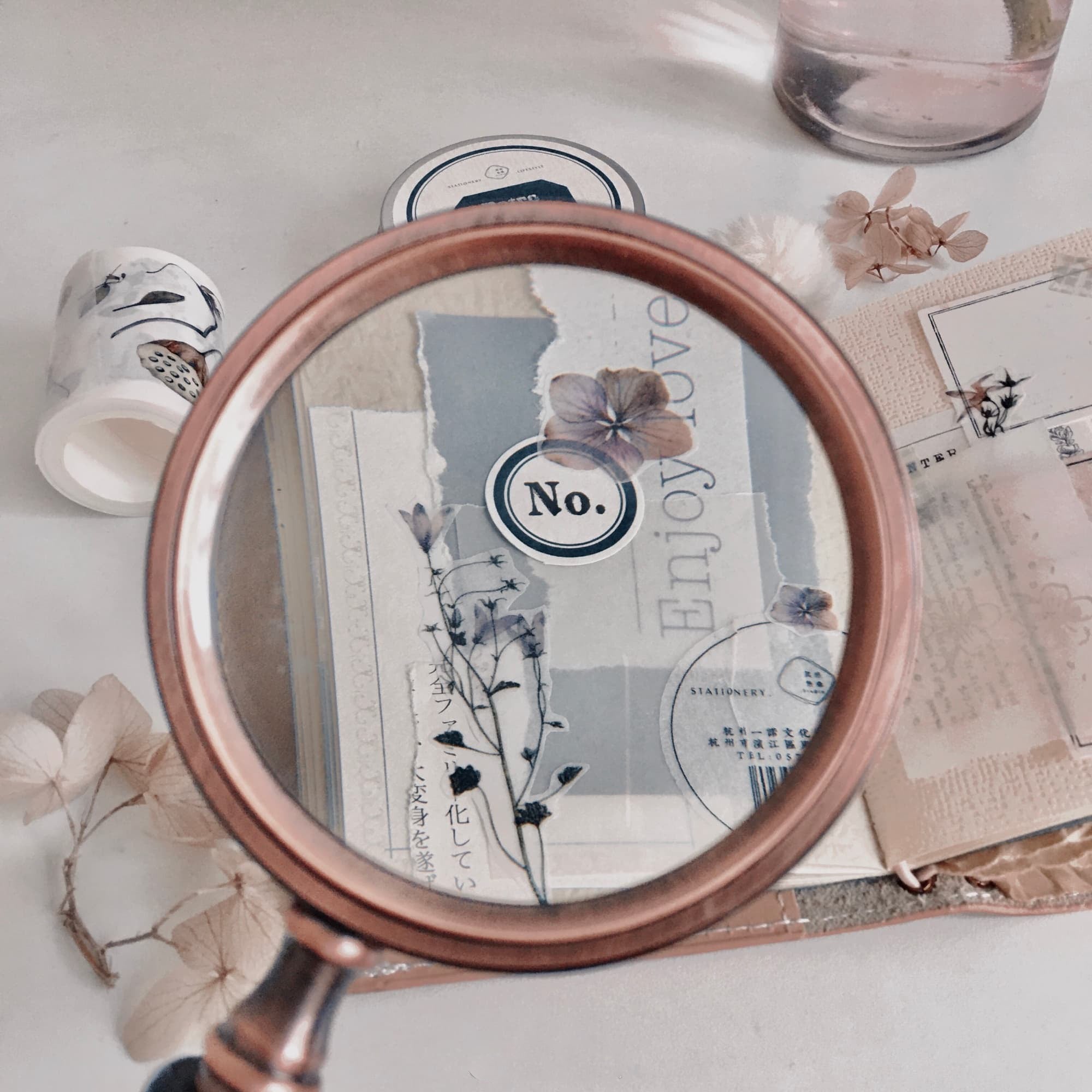 Vintage Flower Specimen Washi Tape