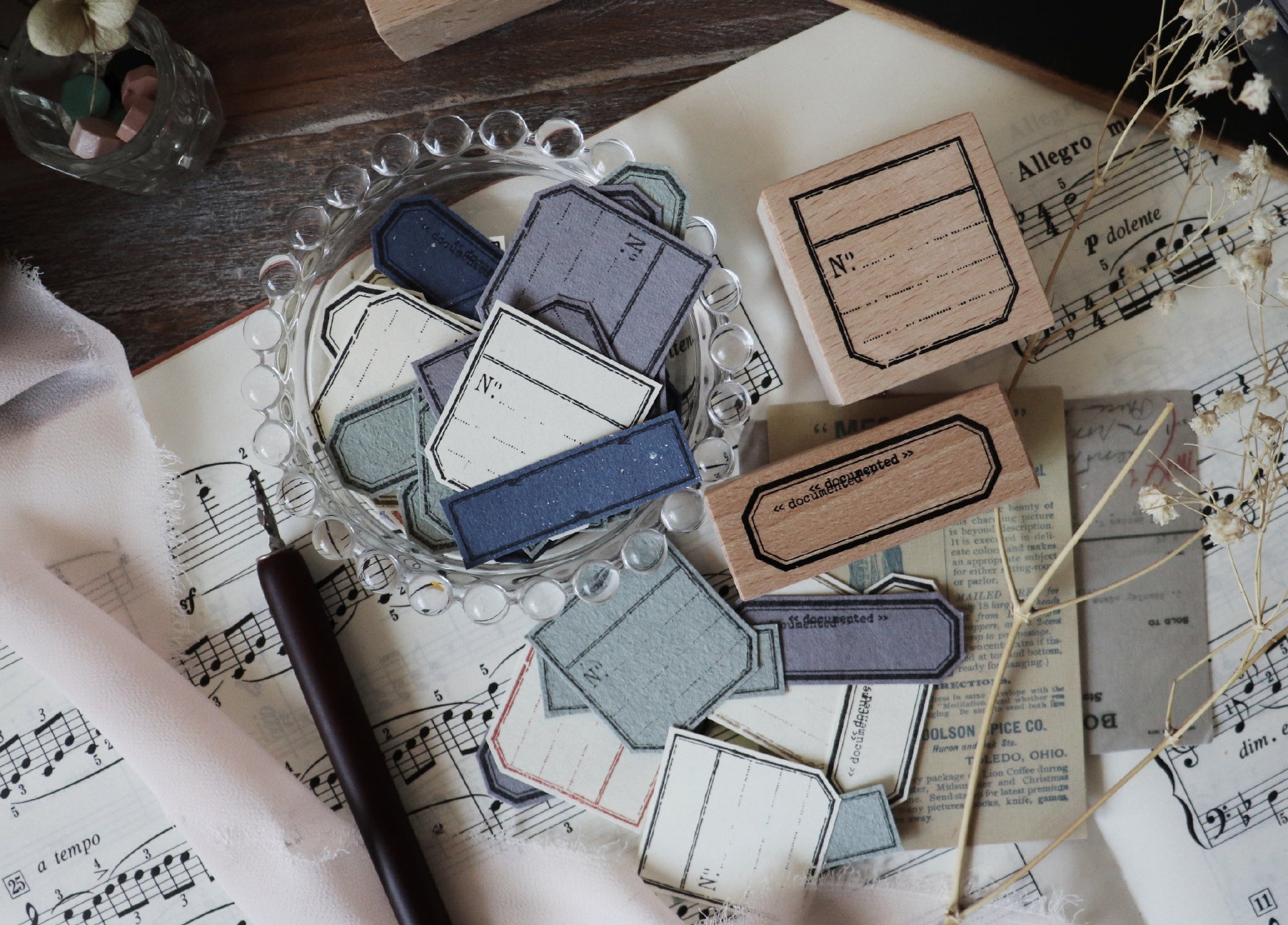 Cheeserabbit Studio: Analog Documentation Wooden Stamps