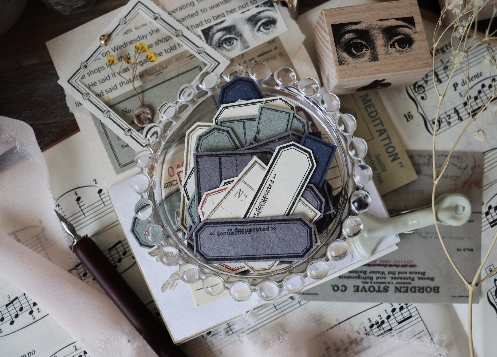 Cheeserabbit Studio: Analog Documentation Wooden Stamps