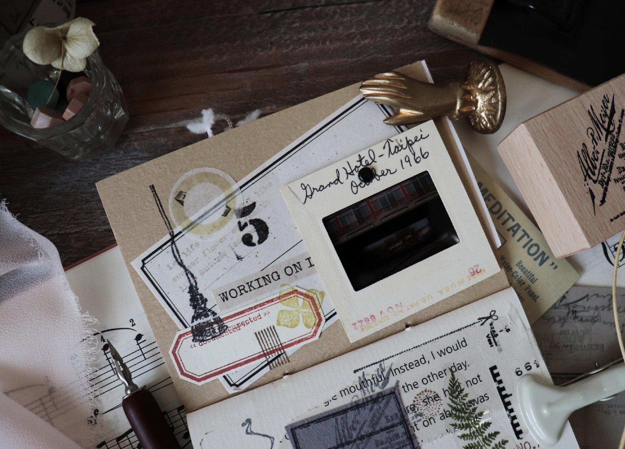 Cheeserabbit Studio: Analog Documentation Wooden Stamps