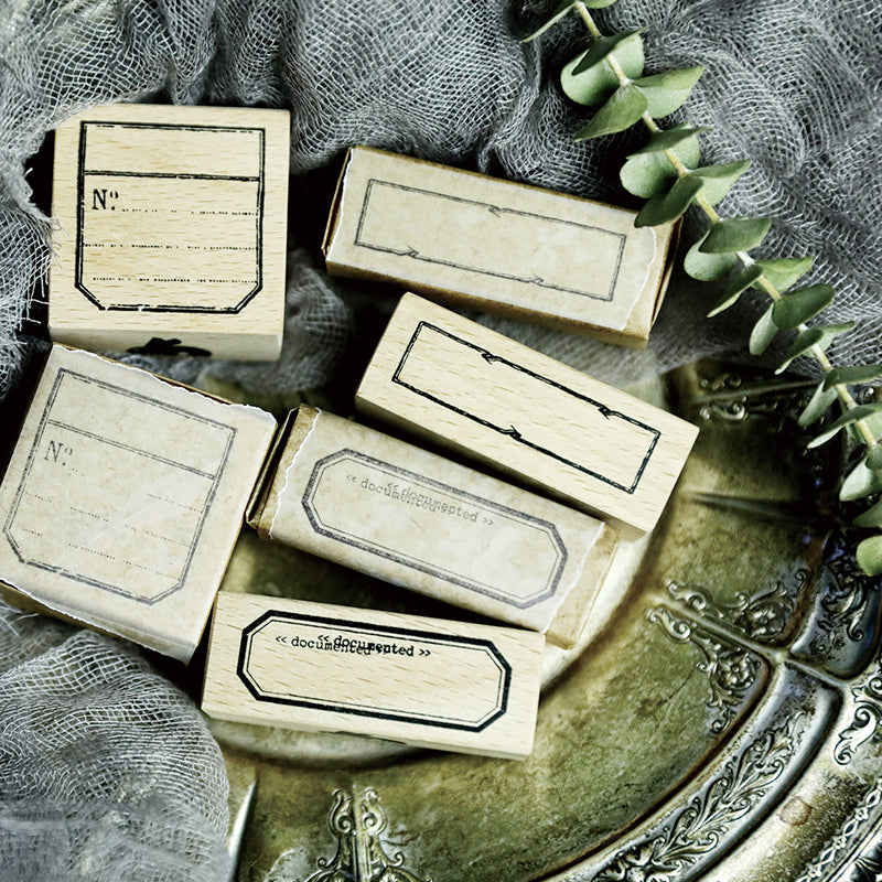 Cheeserabbit Studio: Analog Documentation Wooden Stamps