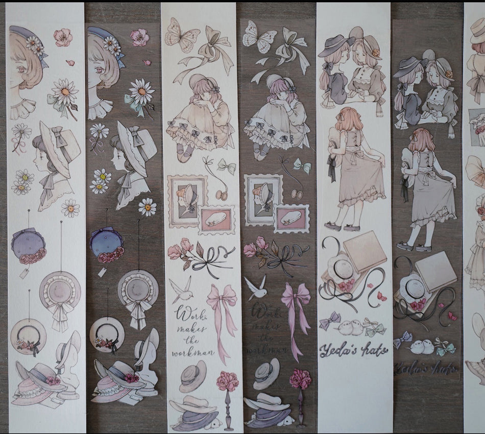 VLab Masking Tape: Yeda's Hats