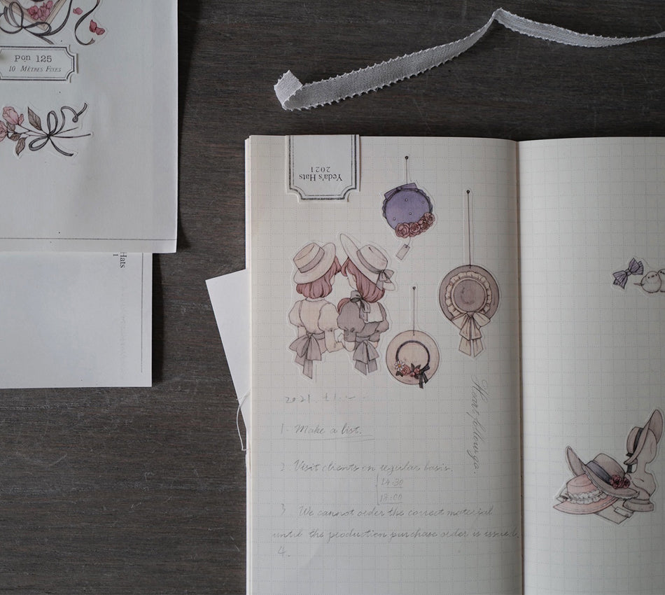 VLab Masking Tape: Yeda's Hats