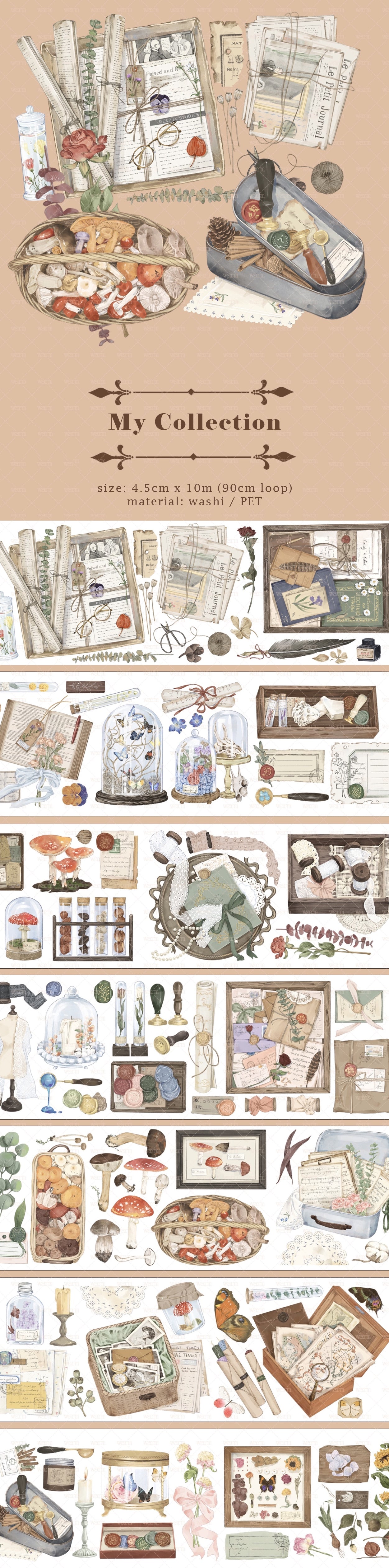 Warm Studio Masking Tape: My Collection