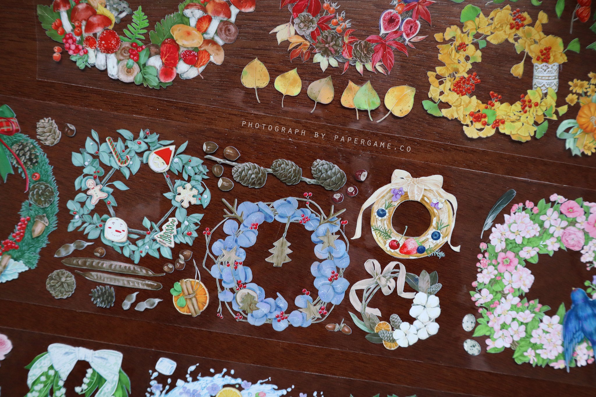 Warm Studio Masking Tape: Seasonal Wreaths