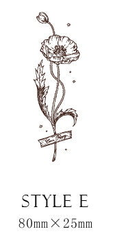 Wild Flowers Series Rubber Stamps