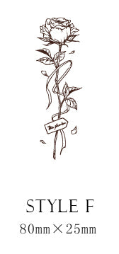 Wild Flowers Series Rubber Stamps