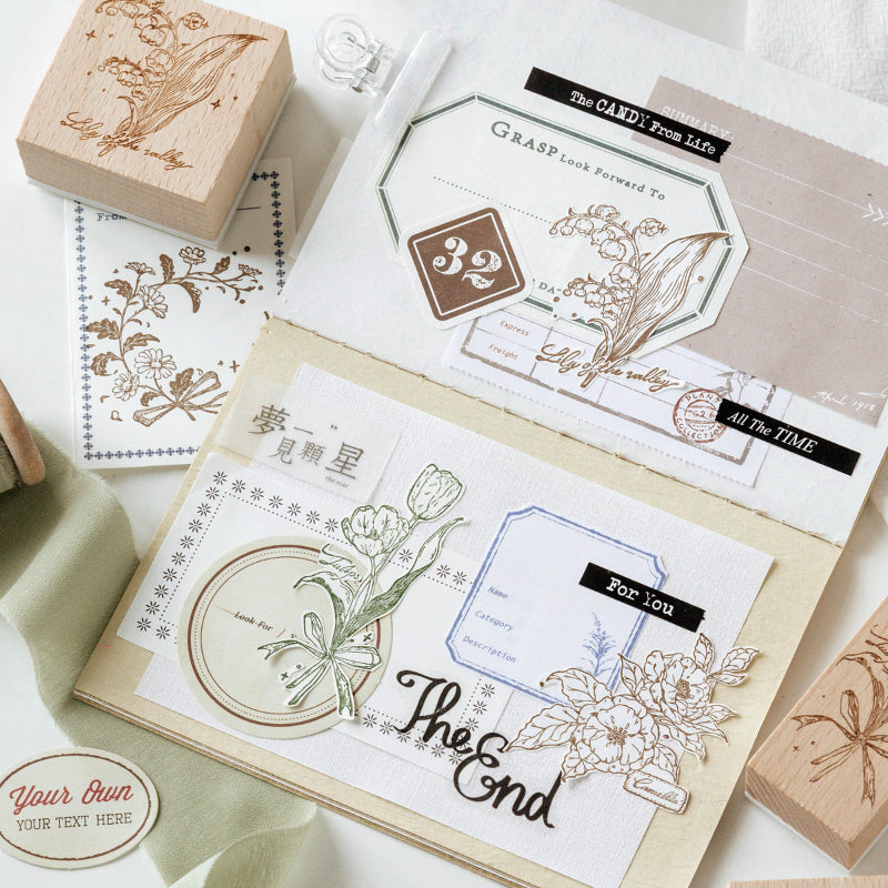 Wild Flowers Series Rubber Stamps