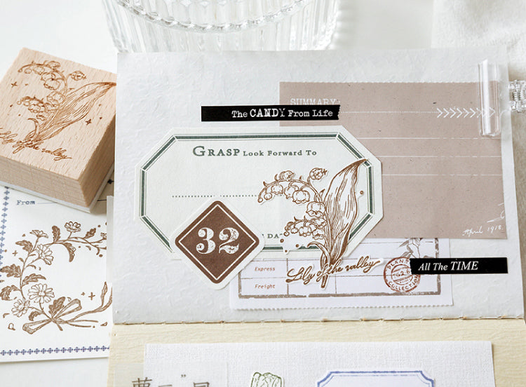Wild Flowers Series Rubber Stamps
