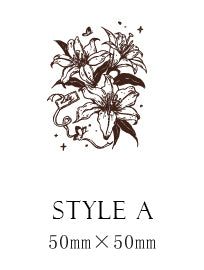 Wild Flowers Series Rubber Stamps