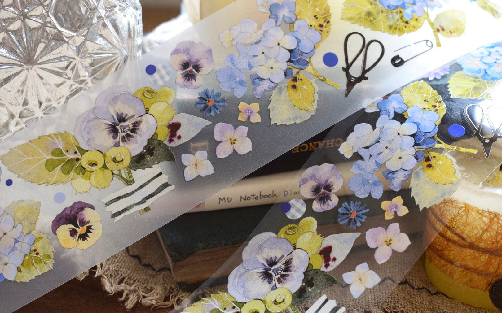 Wildberry Lab Masking Tape: Berries and Hydrangea