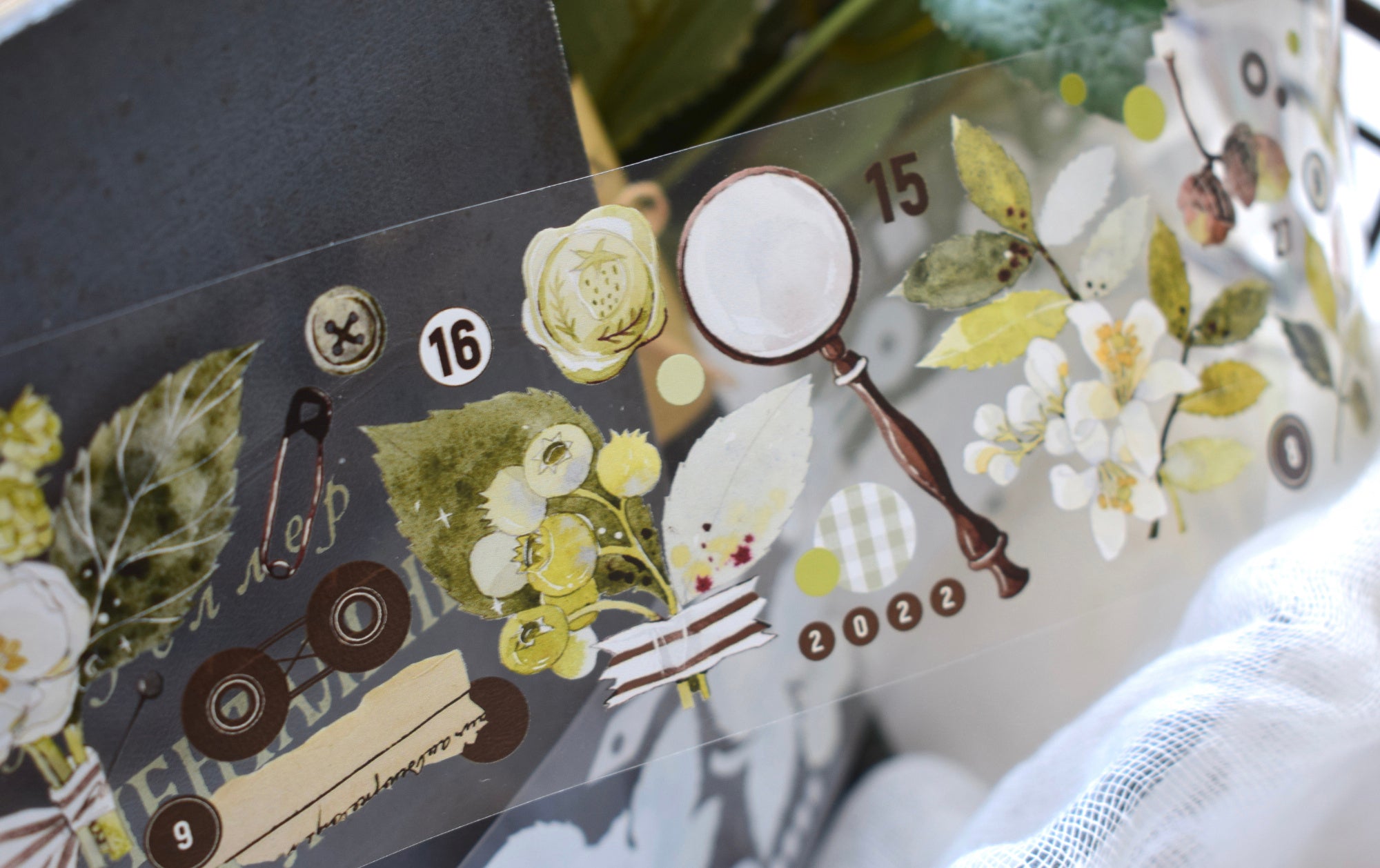 Wildberry Lab Masking Tape: Berry Calendar