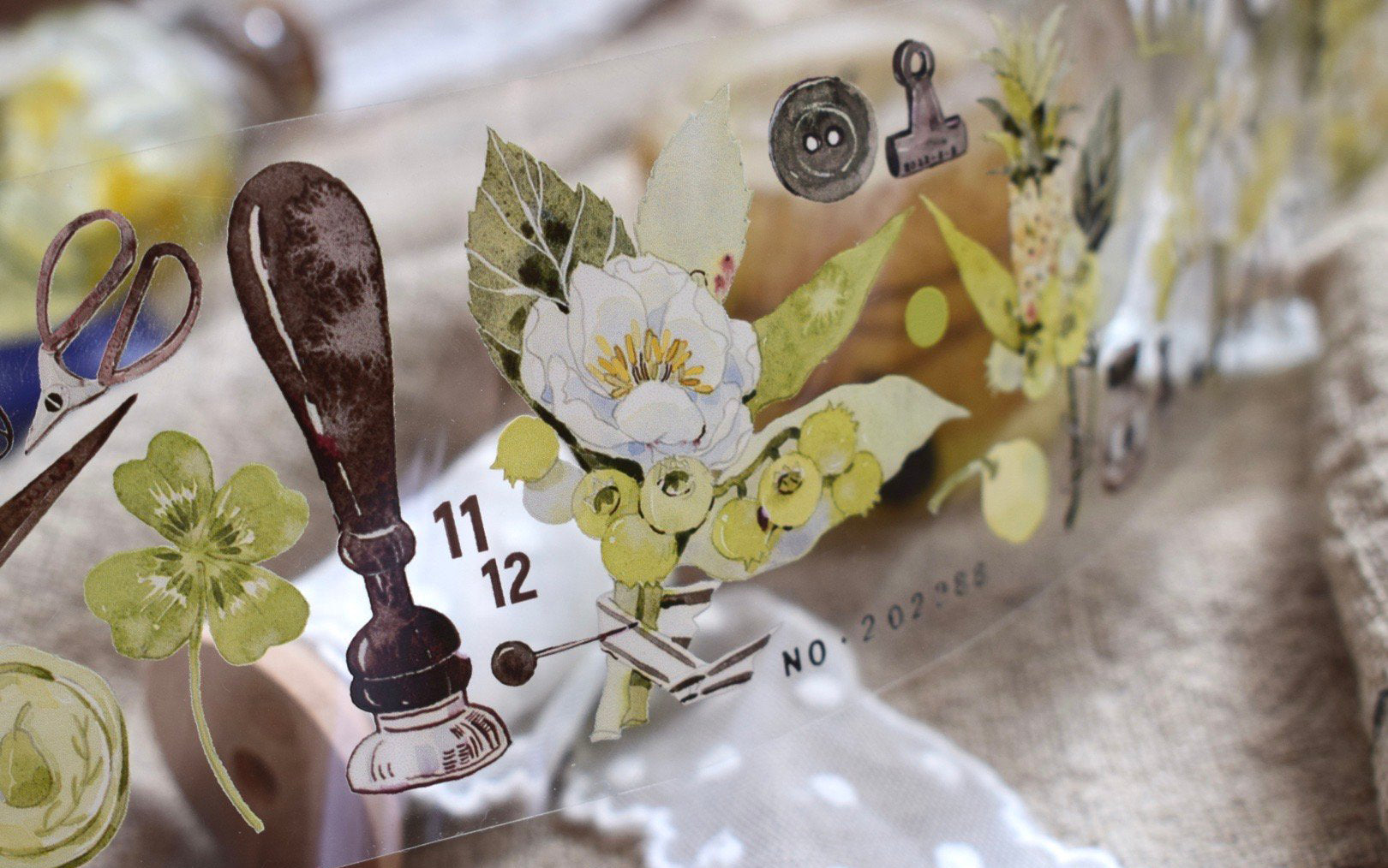 Wildberry Lab Masking Tape: Berry Calendar