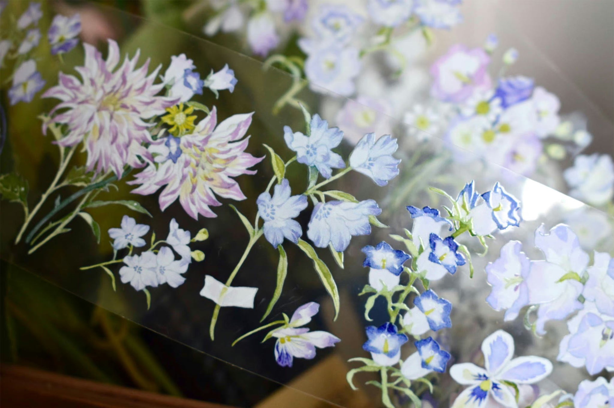 Wildberry Lab Masking Tape: Bluebells